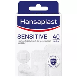 HANSAPLAST Cerotti sensibili Strisce ipoallergeniche, 40 pz