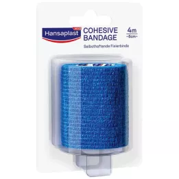 HANSAPLAST Benda di fissaggio autoadesiva.6 cmx4 m blu, 1 pezzo