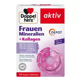 DOPPELHERZ Compresse Women Minerals+Collagen Depot, 30 pz
