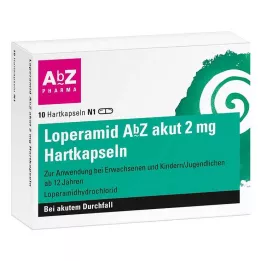 LOPERAMID AbZ akut 2 mg capsule rigide, 10 pz