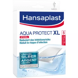Hansaplast Aqua Protect Wound Association Antibatterico 8x10cm, 5 pz