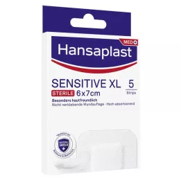 HANSAPLAST Medicazione per ferite sensibili sterile 6x7 cm, 5 pz