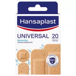 HANSAPLAST Strisce di cerotto universale impermeabili, 20 pz