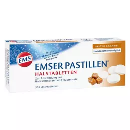 EMSER Pastiglie per la gola al caramello salato, 30 pz