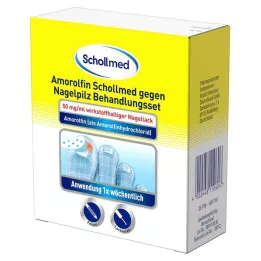 AMOROLFIN Schollmed contro il fungo dellunghia, set di trattamento, 2,5 ml