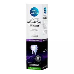PERLWEISS White &amp; Dentifricio a carbone, 75 ml