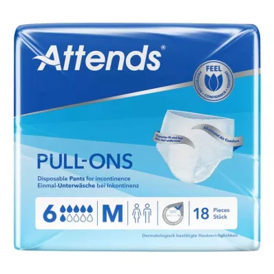 ATTENDS pull-on 6 m, 18 pz