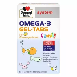 DOPPELHERZ Sistema famiglia Omega-3 Gel-Tabs, 120 pz