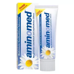 AMINOMED Dentifricio ai fiori di camomilla senza biossido di titanio, 75 ml