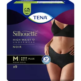 TENA SILHOUETTE Plus M Noir, 9 pz
