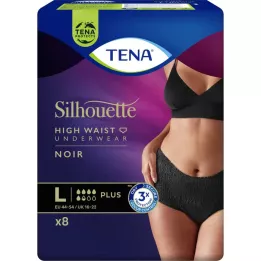 TENA SILHOUETTE Plus L Noir, 8 pz