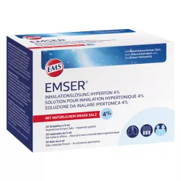 EMSER Soluzione inalatoria ipertonica 4%, 20X5 ml
