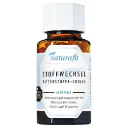 Naturafit Metabolismo Sostanze amare + Capsule di colina, 60 pz
