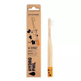 NACHHALTIGE Spazzolino da denti per bambini Mouse Bamboo Orange Soft, 1 pz