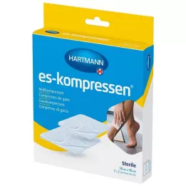 ES-KOMPRESSEN sterile 10x10 cm 8 veli 17 veli, 5X2 pz