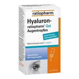 HYALURON-RATIOPHARM Collirio in gel, 2X10 ml