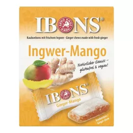 IBONS Caramella da masticare Ginger Mango Box, 60 g
