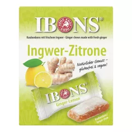 IBONS Caramella da masticare allo zenzero e limone, 60 g