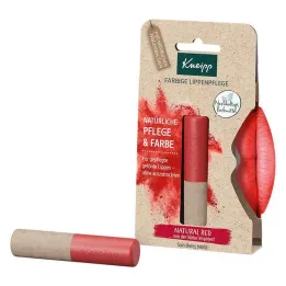 Cura labbra colorata Kneipp rosso naturale, 3,5 g