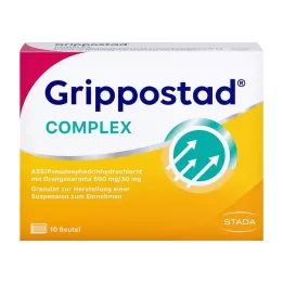 GRIPPOSTAD Complesso ASS/Pseudoeph.500/30 mg Arancia, 10 pz