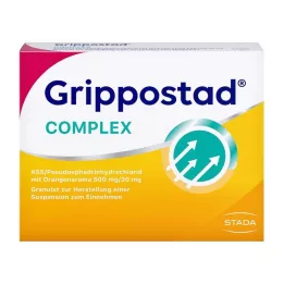 GRIPPOSTAD Complesso ASS/Pseudoeph.500/30 mg Arancia, 20 pz