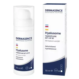 DERMASENCE Emulsione per la cura del giorno Hyalusome LSF 50, 50 ml