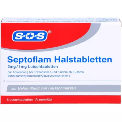 SEPTOFLAM Pastiglie per la gola, 8 pz