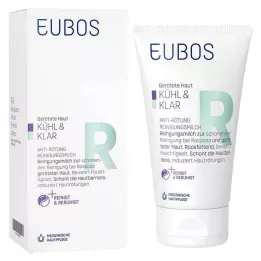 EUBOS KÜHL &amp; KLAR Latte Detergente Anti-Rossore, 150 ml