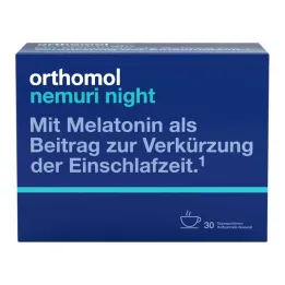 Granuli notturni Orthomol Nemuri, 30x10 g