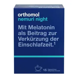Orthomol nemuri notte granuli, 15X10 g