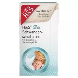H&S Bustine filtro per tè biologico per la gravidanza, 20X2 g
