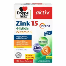 DOPPELHERZ Compresse di deposito di zinco+istidina attive, 100 pz