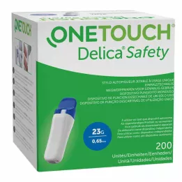 ONE TOUCH Dispositivo di puntura monouso Delica Safety 23 G, 200 pz