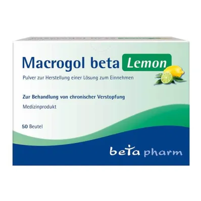 Macrogol beta limone in polvere, 50 pz Macrogol beta limone in polvere, 50 pz