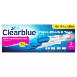 CLEARBLUE Test di gravidanza TripleCheck ultra-precoce, 3 pz