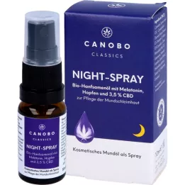 Canobo Night Spray 3,5% BIO CBD con luppolo e melatonina, 10 ml