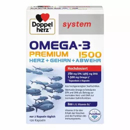 DOPPELHERZ Capsule del sistema Omega-3 Premium 1500, 120 pz