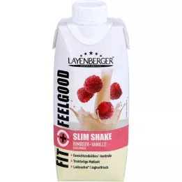 LAYENBERGER Fit+Feelgood Slim Shake Lampone-Vaniglia, 330 ml
