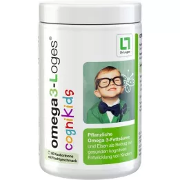 Omega3-loges cognikids vegetale masticare rabbia, 60 pz