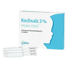 Sale da cucina 3% inalante Pädia fiale, 20 pz