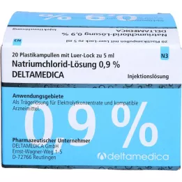 NATRIUMCHLORID-Soluzione 0,9% Deltamedica Luer-Lo Pl., 20X5 ml