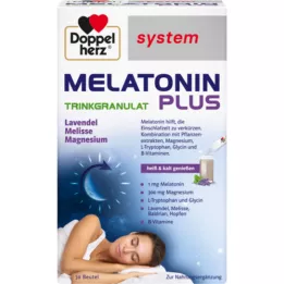 DOPPELHERZ Melatonin Plus sistema granulare da bere Btl, 30 pz