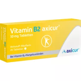 VITAMIN B2 AXICUR 10 mg compresse, 20 pz