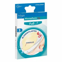 höga piedino per cerotti per blister grande 9,6 x 6,6 cm, 3 pz