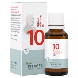 BIOCHEMIE Pflüger 10 Sodio solforico D 6 Glob., 15 g