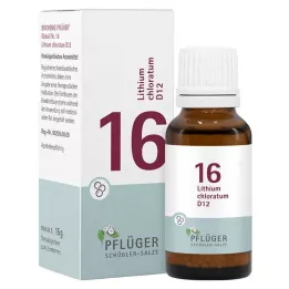 BIOCHEMIE Pflüger 16 Clorato di litio D 12 Glob., 15 g