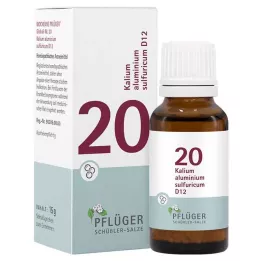 BIOCHEMIE Pflüger 20 Potassio allumino-zolfo D 12 Gl., 15 g