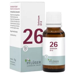 BIOCHEMIE Pflüger 26 Selenio D 12 Globuli, 15 g