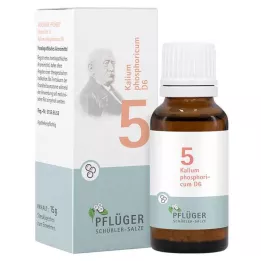 BIOCHEMIE Pflüger 5 Potassio fosforico D 6 Glob., 15 g