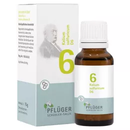 BIOCHEMIE Pflüger 6 Kalium sulfuricum D 6 Globuli, 15 g